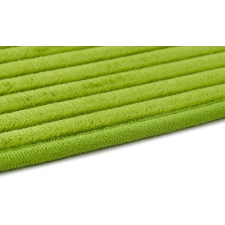 Gözze Badematte Berlin, Höhe 7 mm, rutschhemmend beschichtet, fußbodenheizungsgeeignet, Polyester, rechteckig, Badteppich, Uni Farben, Cord Optik, waschbar – Bild 4
