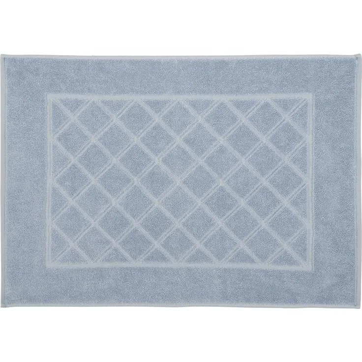 Kleine Wolke Frottiervorleger Bridge azur 50 x 70 cm