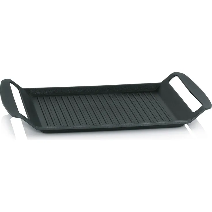Kela 11564 Grillplatte für den Herd, Aluguss 5 mm, Induktionsgeeignet, 30x24 cm, Kerros