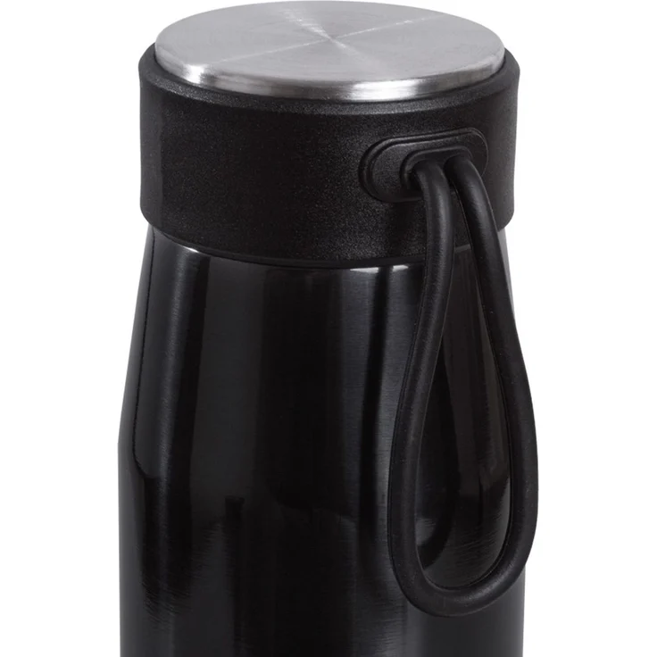 NOVEEN Edelstahl Thermoflasche | 390 ml, Grau – Bild 5
