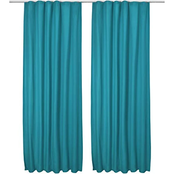 Beautissu Vorhang Amelie Luna, 2er Set Kräuselband Thermogardine 140x245cm – Bild 4