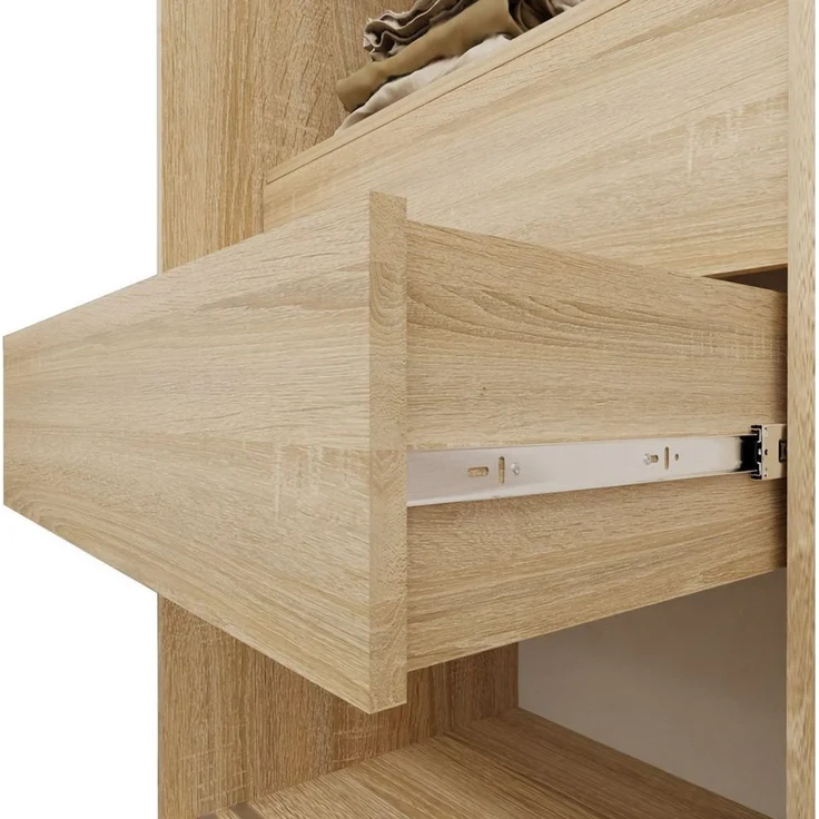Beautysofa Schiebetürenschrank VOX II mit Schubladen, mit Spiegeln, Breite: 240 cm – Bild 3