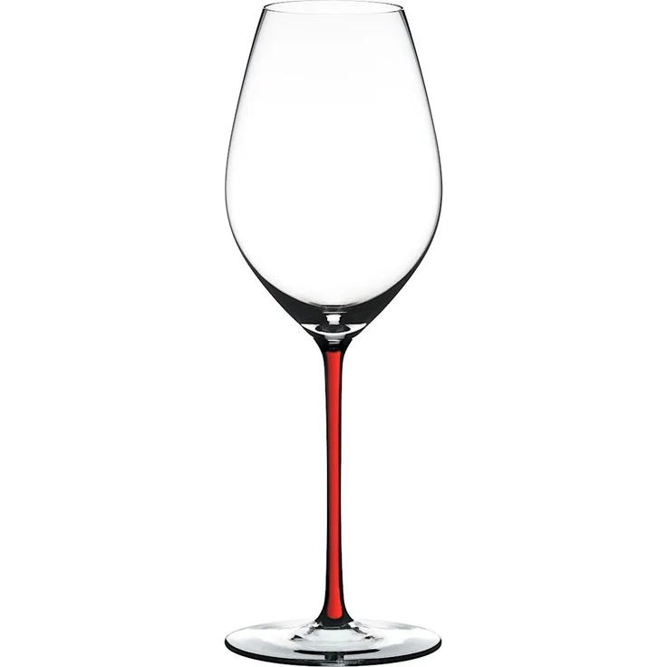 RIEDEL 4900/28R FATTO A MANO Champagner/Weinglas - Stiel ROT