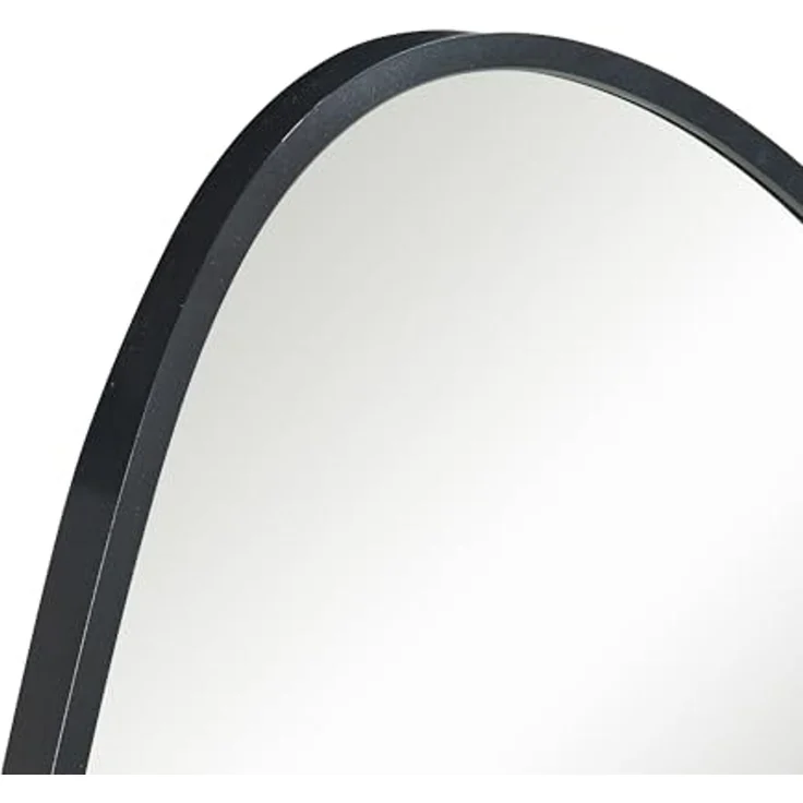 Wandspiegel Orland 82x46 cm Schwarz [en. casa] – Bild 7