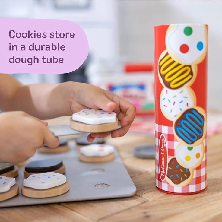 Melissa & Doug Keksset aus Holz | Fantasiespiel | Essensspiel | 3+ | Geschenk für Jungen oder Mädchen – Bild 7