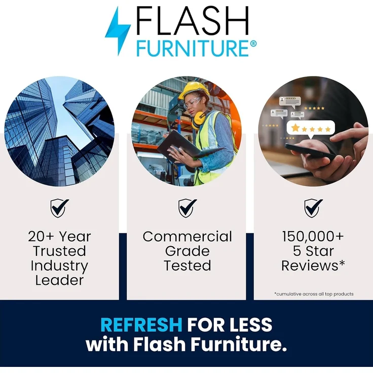 Flash Möbel h-hlc-0005-high-1b-gg Hohe Rückenlehne schwarz Leder modernes Bürostuhl – Bild 6