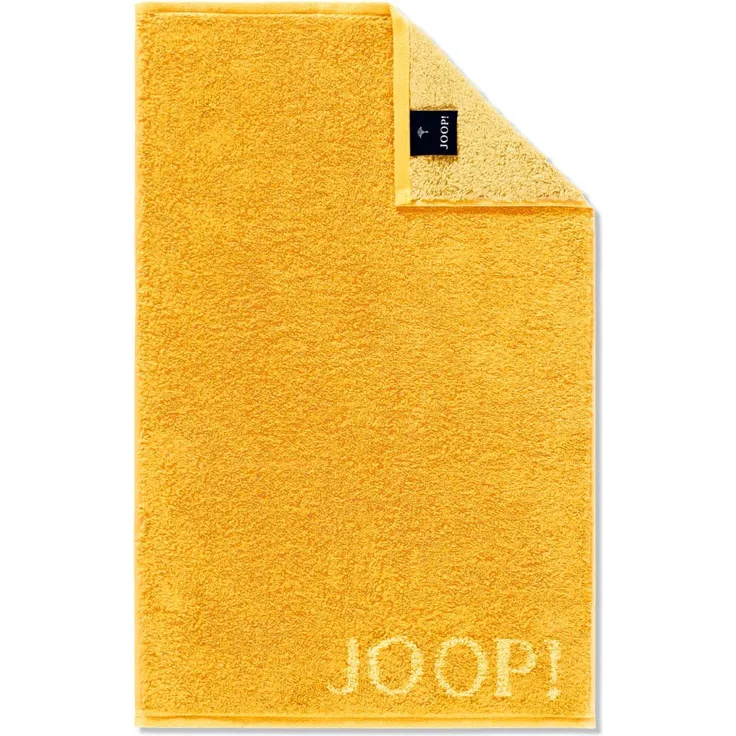 JOOP! Handtücher Classic Doubleface Honig 1600 50, Gästetuch 30x50 cm