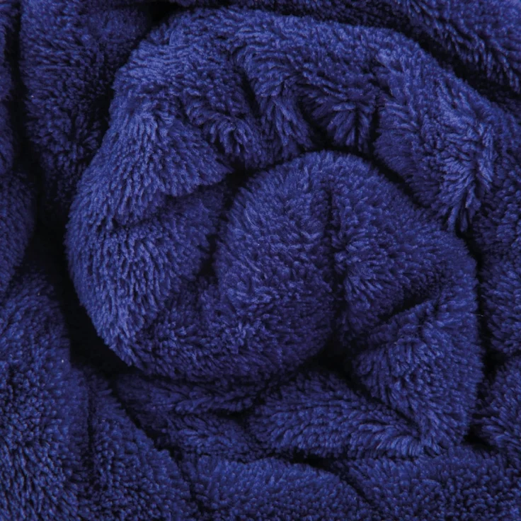 Kuscheldecke supersofte Tagesdecke vielseitig verwendbare Microfaser-Decke, flauschig und anschmiegsam in vielen verschiedenen modischen Farben erhältlich (blau - mittelblau / 220x240 cm) – Bild 5