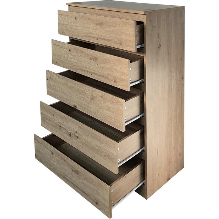 HTI-Living Kommode Kommode mit 5 grifflosen Schubladen (Stück, 1 St, 1 Kommode), Sideboard – Bild 2