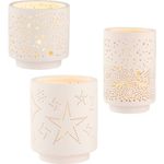 Räder Living Licht 3Er Set Ø 7/7,5/7,5 cm H 7/9/11,5 cm