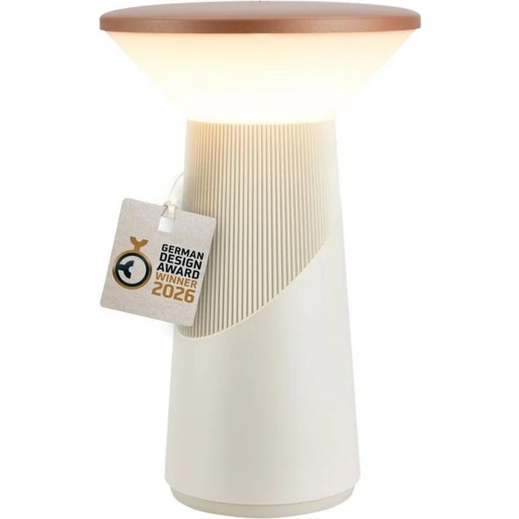 Briloner Leuchten LED Tischleuchte PILIA, LED wechselbar, Warmweiß, 15x24 cm, Akku tauschbar, Indoor/Outdoor, Wohnzimmer, Balkon – Bild 4