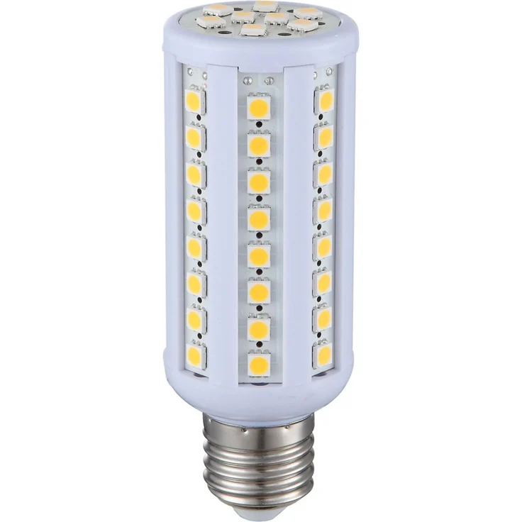 LED Wandleuchte, Edelstahl silber, Kunststoff weiß, B 25 cm – Bild 8