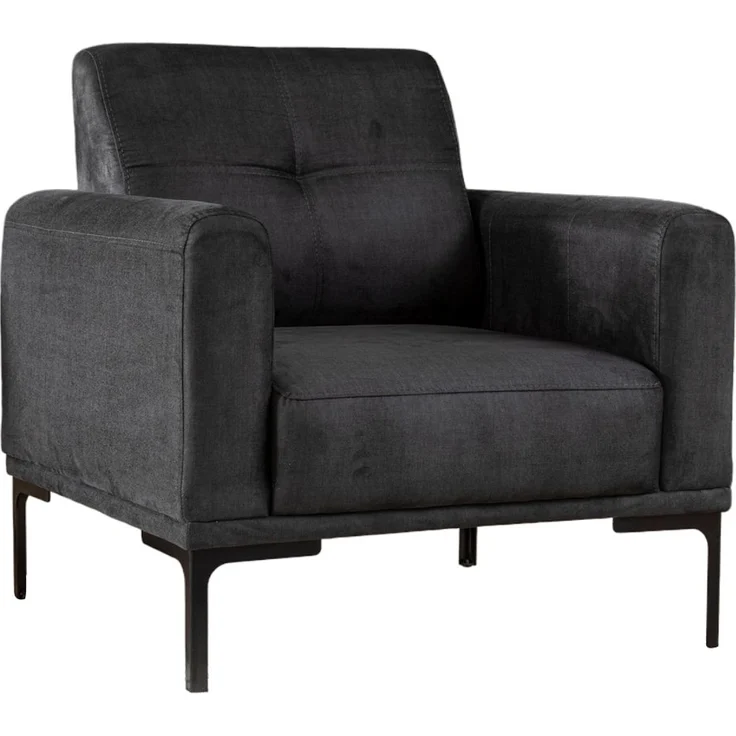 Ohrensessel, 'Mustang', 88 x 86 x 88, Anthrazit – Bild 5