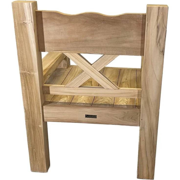 Teakholz Sessel JUMBO, Natural Teak – Bild 3