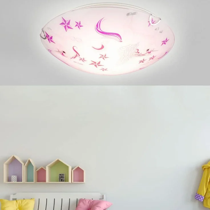 LED Kinder Deckenlampe, Einhorn, rosa-weiß, 40 cm, NATALIE – Bild 5