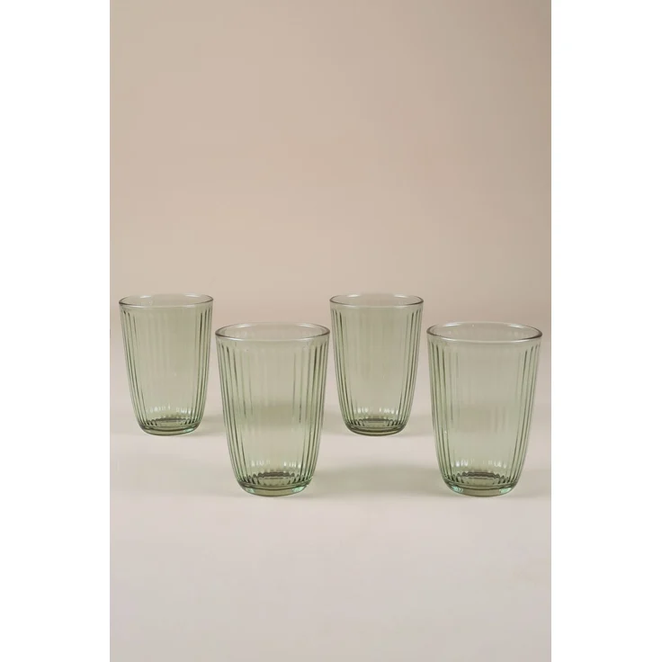 Hermia Concept 'Splendid 395 - Green' Gläser-Set (4-teilig), Grün, 8,5 x 8,5 x 12 cm, 395 ml – Bild 2