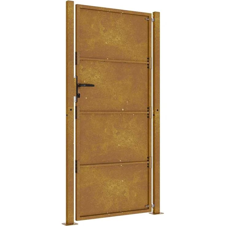vidaXL Gartentor 100x175 cm Cortenstahl 153206 – Bild 5