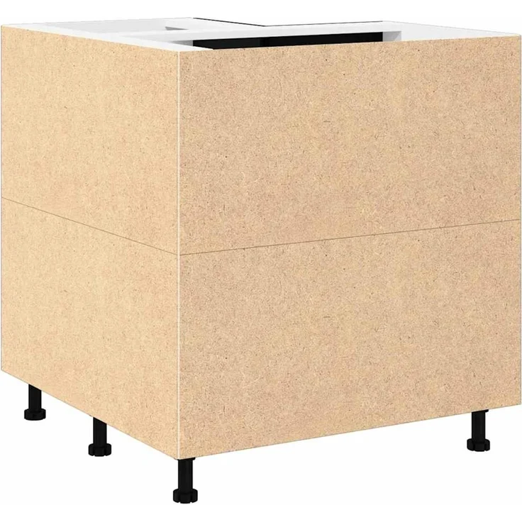 vidaXL Hängeschrank Schwarz Eichen-Optik 75,5 x 75,5 x 80,5 cm 863287 – Bild 6