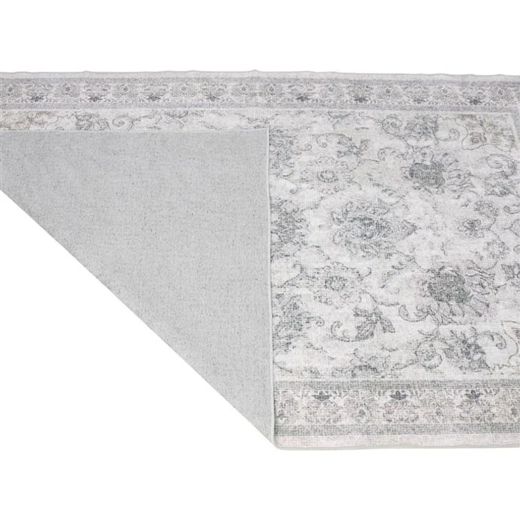 Teppich "Soft" 120 x 180 cm, beige / grau, rutschfest, Wohnzimmerteppich – Bild 3