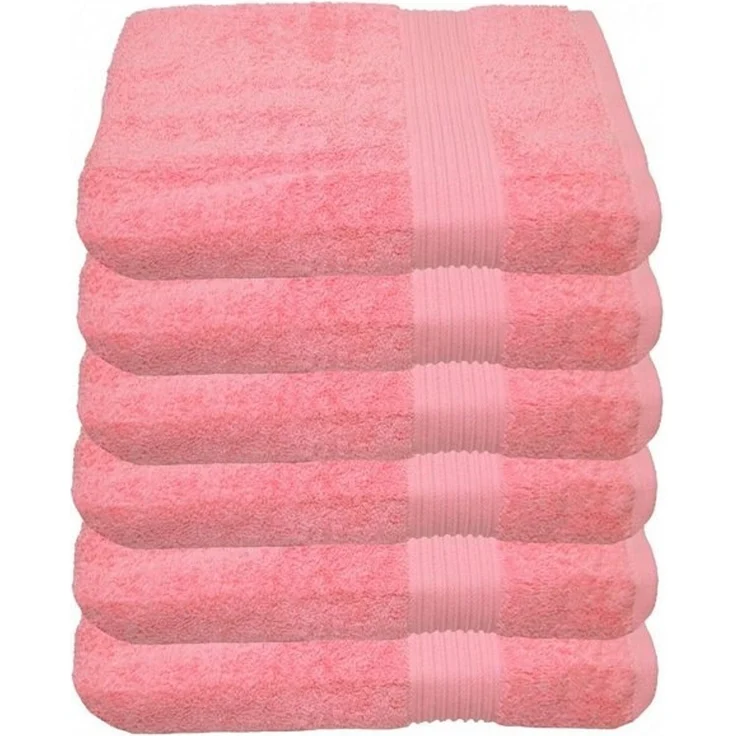 Julie Julsen Handtücher 6-Handtücher-Rosa-Handtuch 50 x 100 cm, Baumwolle (6-St) – Bild 1
