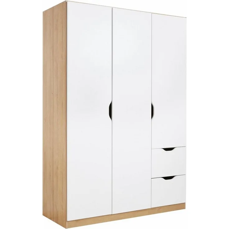 rauch Kleiderschrank Freising mit Griffmulden und Schubkästen