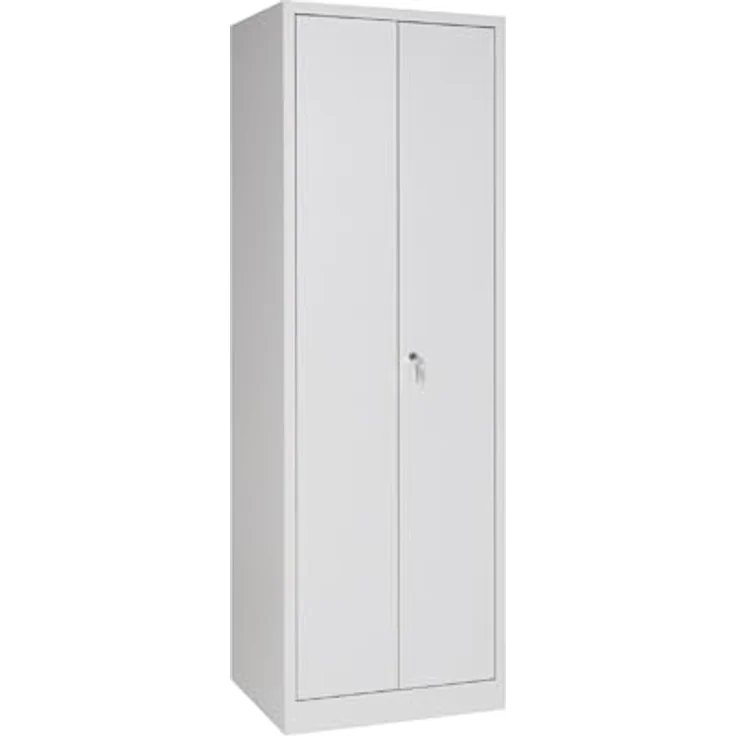 Putzmittelschrank, 60x180 cm, grau – Bild 7