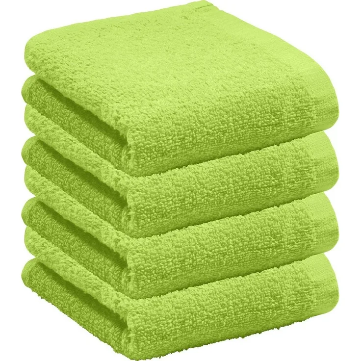 REDBEST Gästehandtuch Gästetuch "Oceanside" 4er-Pack, Frottier (4-St), Walk-Frottier Uni