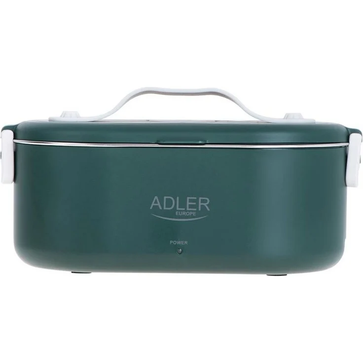 Adler Elektrische Lunchbox AD 4505, Elektrische Brotdose, Speisewärmer, Warmhaltebehälter, Edelstahl, grün – Bild 3