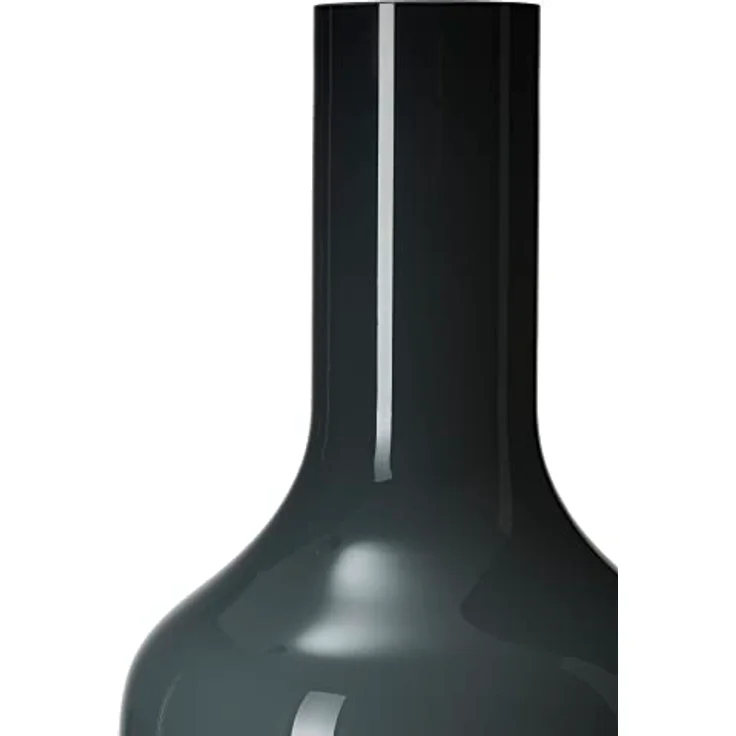 LEONARDO HOME Milano, handgefertigte Blumenvase aus grau gefärbtem Glas, modernes Design, Höhe: 50 cm, 041579 – Bild 3