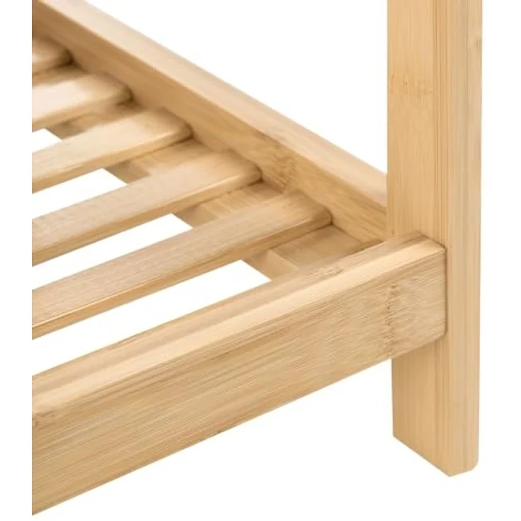 Badezimmerschrank PUILAR 68 cm mit Wäschekorb Bambus Hellbraun – Bild 7