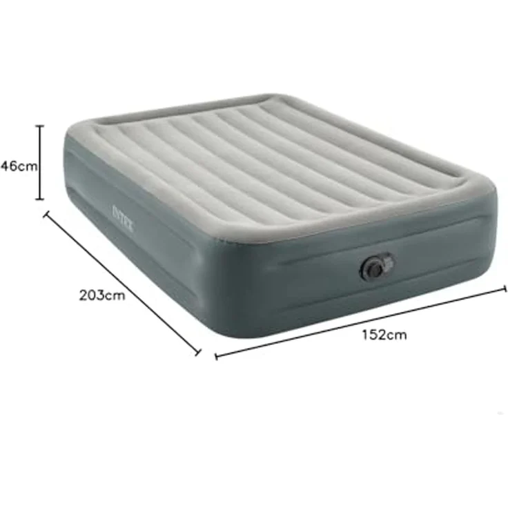 Intex Queen Essential Rest Luftbett mit Fiber-Tech RP, aufgeblasene Größe: 152 x 203 x 46 cm (64126ND) – Bild 5