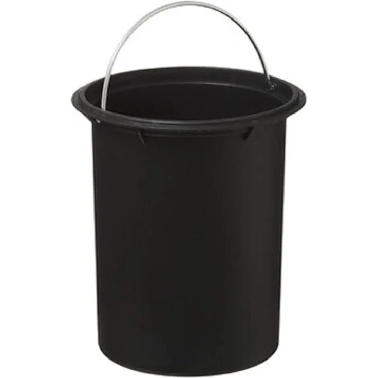 Kosmetikeimer Badmülleimer Softclose Mülleimer 3l Grau Bambus modern leise 5five – Bild 2