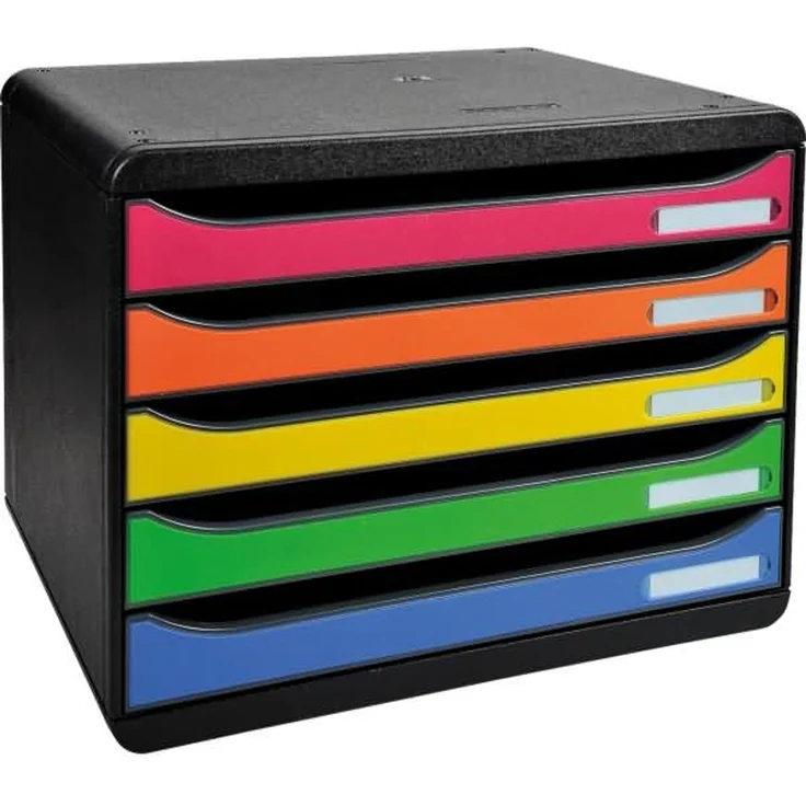 Exacompta Schubladenbox BIG-BOX PLUS 308714D quer 5 Schübe harlekin