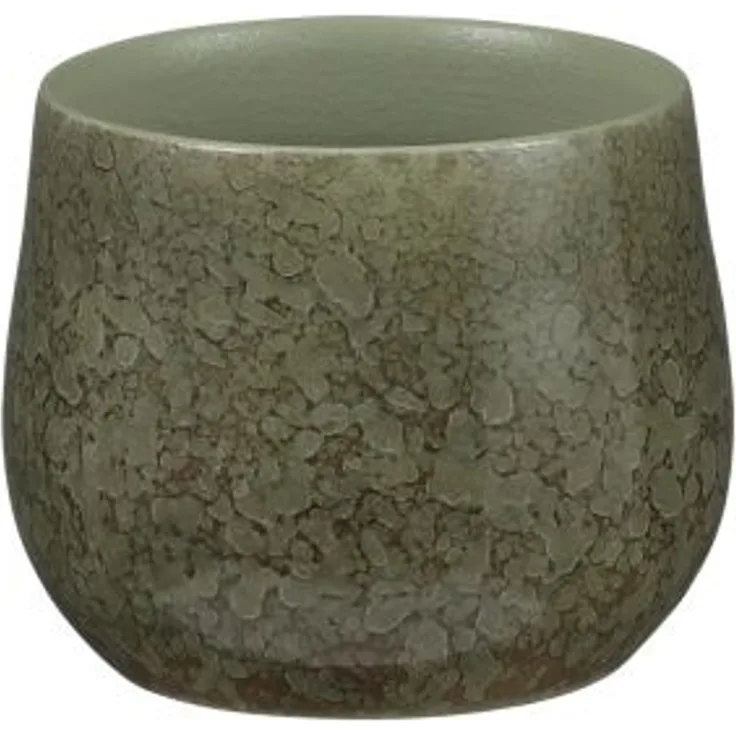 Mica Blumentopf Oliver Ø 13 x 16 cm grün