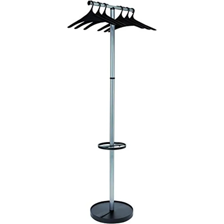 Maul Garderobe Wavy2 174cm silber mit 6 Bügeln