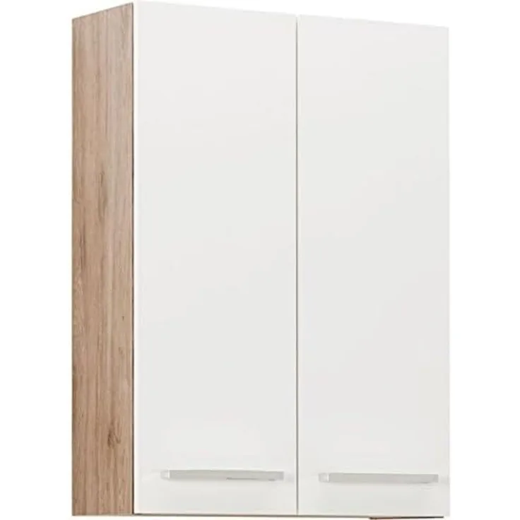 PELIPAL Quickset 380 Rom Wandschrank, Holzdekor, Sanremo Eiche Terra Quer Nachbildung, 20,0 x 50,0 x 70,0 cm