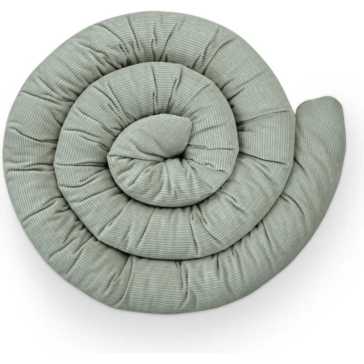 Ehrenkind Nestchenschlange Bettschlange Cord aus 100% Bio-Baumwolle, Schutz und Geborgenheit, (Kuschelschlange, Bettumrandung Babybett), Bettschlange Baby