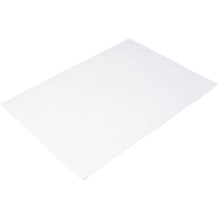 Gözze Badematte BIO Frottier, Höhe 7 mm, beidseitig nutzbar, fußbodenheizungsgeeignet, Baumwolle (Bio-Baumwolle), rechteckig, Badvorleger, Frottier-Qualität, mit Bordüre