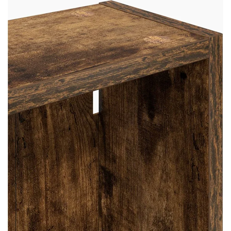 vidaXL Badezimmer-Wandschrank Geräucherte Eiche 30 x 14 x 70 cm 889331 – Bild 7