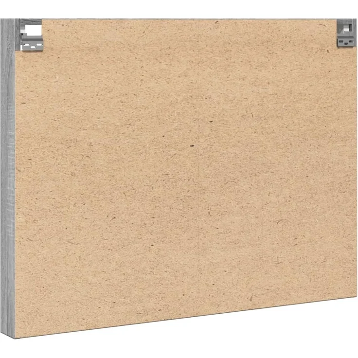 vidaXL Vitrinenschrank Grau Sonoma 100x8,5x75 cm Holzwerkstoff 847938 – Bild 5