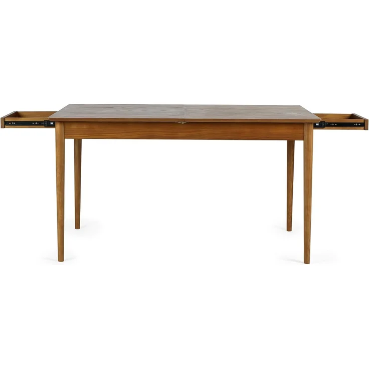 Julian Bowen Lowry Ausziehbarer Esstisch mit 2 Schubladen, Holz, Kirschesche, H 78 x B 180 x T 90 cm, Cherry Ash – Bild 5