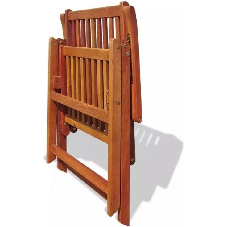 vidaXL 7-tlg. Garten-Essgruppe Massivholz Akazie 41815 – Bild 9