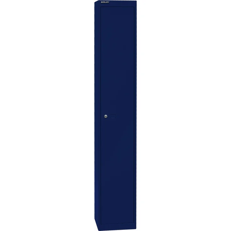 Bisley Garderobenschrank Office, 1 Abteil, 1 Fach, T 305 mm, Farbe oxfordblau – Bild 2