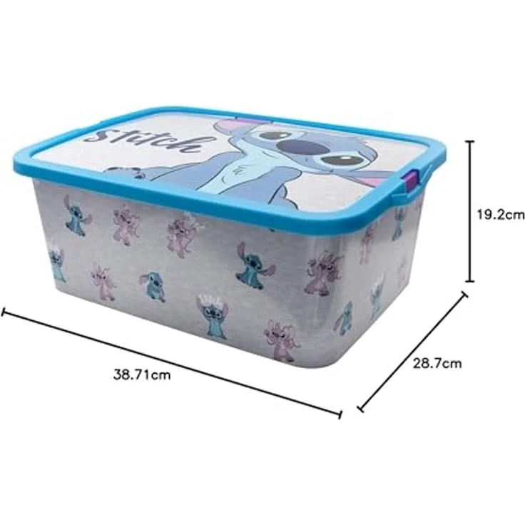 Disney Stitch Kinderbox 13 l Aufbewahrungsbehälter mit Deckel – Bild 5