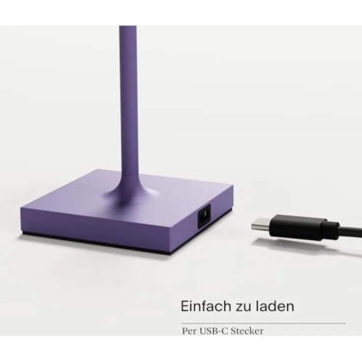 SIGOR LED Tischleuchte Akku-Tischleuchte, Dimmbar, LED fest integriert, Warmweiß – Bild 5