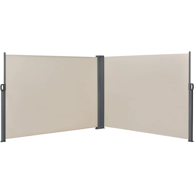 2er-Set Seitenmarkise Alcazaba 180x300 cm Sandfarben pro. tec – Bild 2