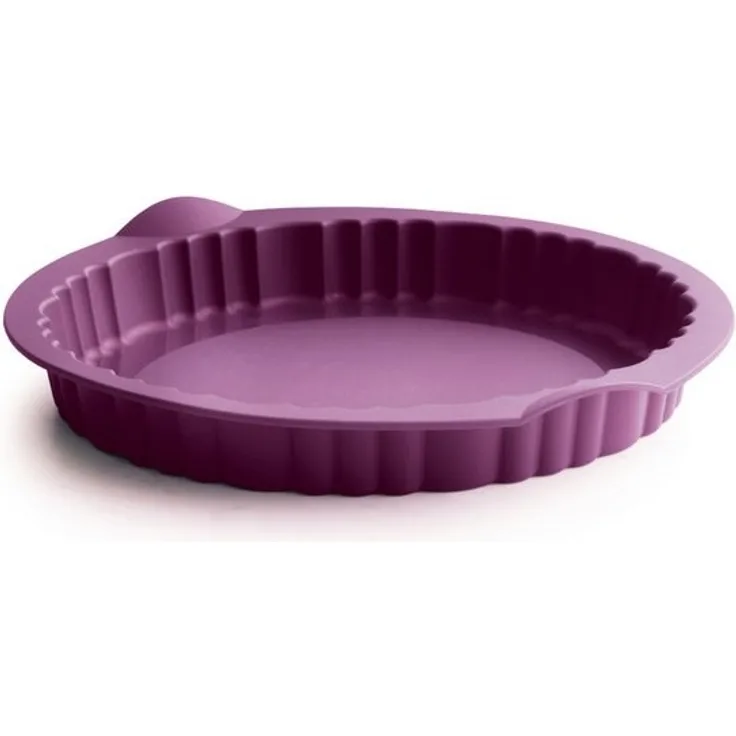 TUPPERWARE Backform Tupperware Silikonform Obstboden lila 26cm