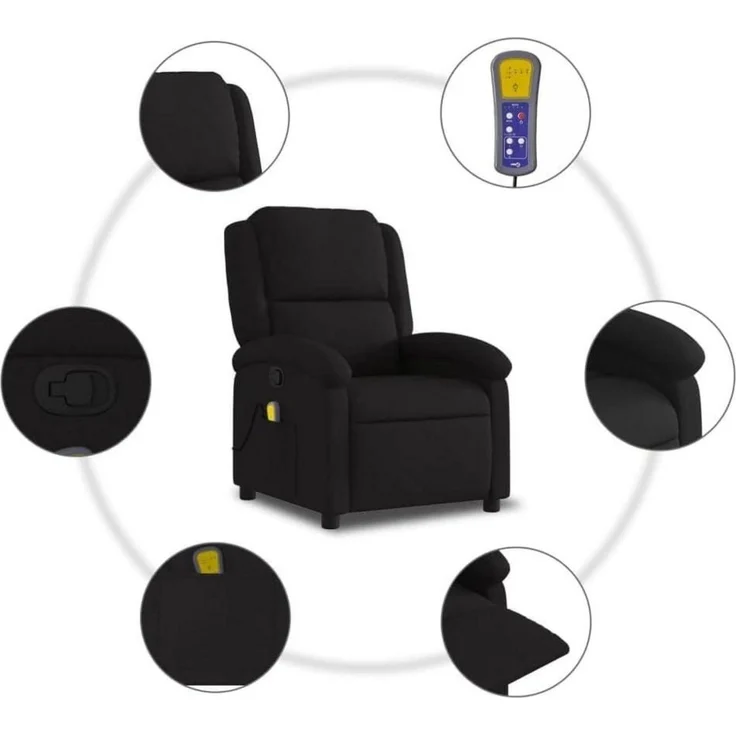 Massagesessel mit verstellbarer Rückenlehne und – Bild 9