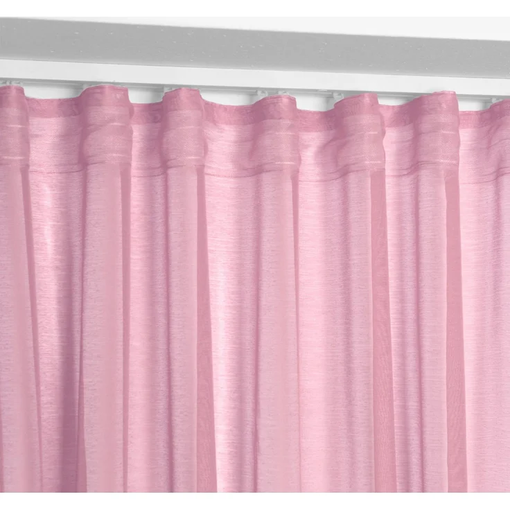 Beautex Gardine Transparente Gardine Dolly, wählbar mit Kräusel- und Ösen- Aufhängung (1 St), Kräuselband, transparent – Bild 5