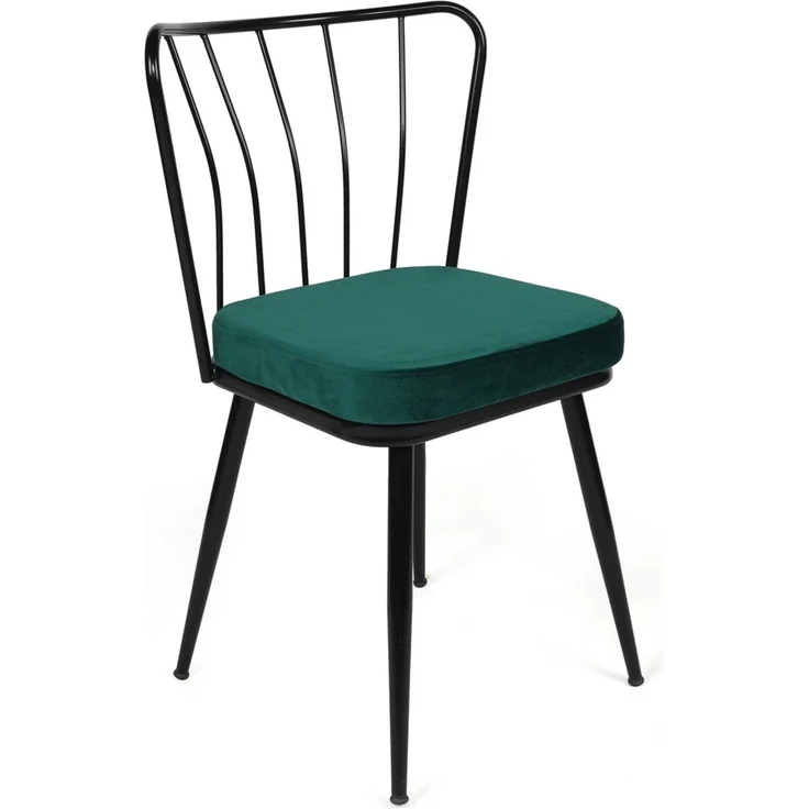 Skye Decor 'Yıldız-951 V4' Stuhlset (4-teilig), Grün / Schwarz, 43 x 82 x 42 cm – Bild 2